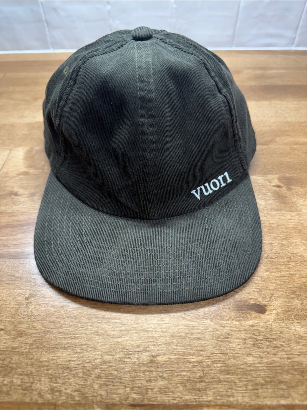 Vuori Oregano Green Performance Corduroy Hat V8001 NWOT
